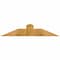 Ekena Millwork Portland Rough Sawn Timber Gable Bracket, Western Red Cedar, 48"W x 10"H x 2"D x 6"F, 5/12 Pitch GBW048X10X0206POR00RWR - alternate 1